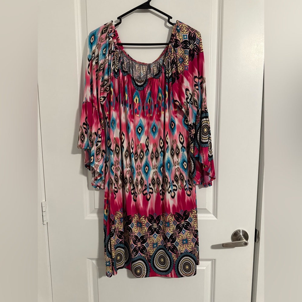 Vibrant Multicolor Boho Dress